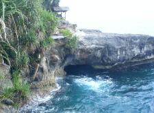 Swallow Cave at Ceningan, Nusa Lembongan. Bali.