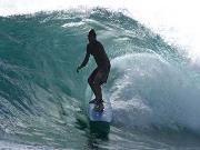 Surf at Nusa Lembongan, Bali.
