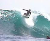 Shipwrecks surf break. Surf resort, Nusa Lembongan, Bali.