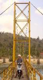 Suspension Bridge. Nusa Lembongan - Nusa Ceningan.