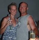 Brett & Jo at Mainski Lembongan Resort, Bali.